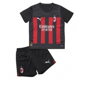 AC Milan babykläder Hemmatröja barn 2022-23 Korta ärmar (+ Korta byxor)